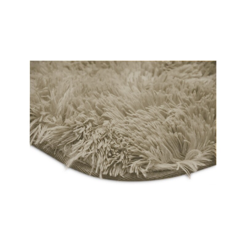 Alfombra Peluda Lumax Shaggy 1.5 X 2.0 Mts Marrón
