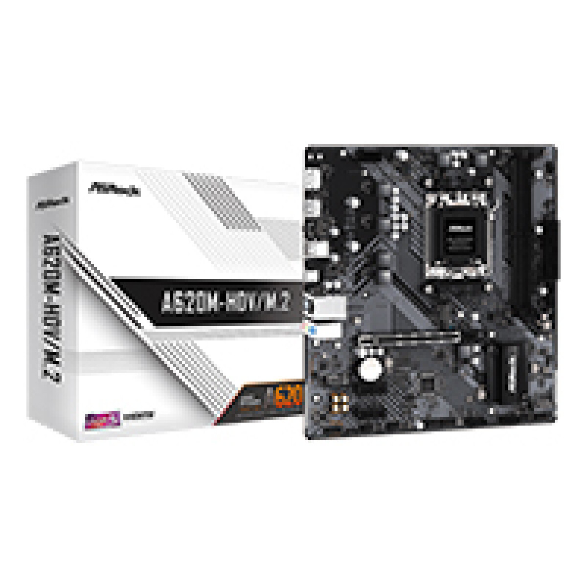 Asrock - Tarjeta Madre A620M-HDV/M.2 - Socket AM5. DDR5 6400+ (Oc). Hdmi, Display. 2 X SATA3, 1 X Hy 