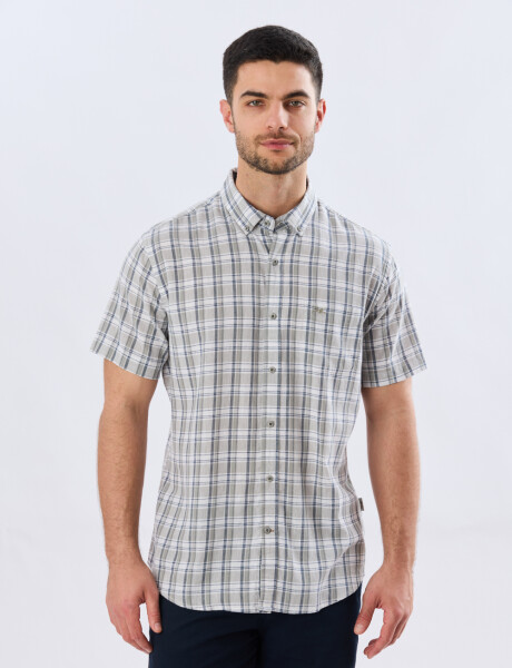 CAMISA CUADROS DE LINO Denim