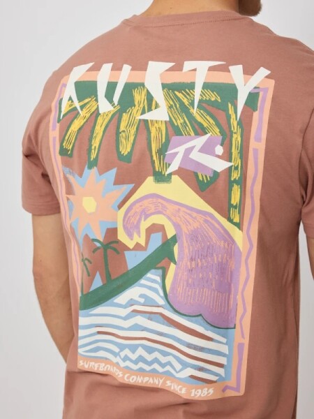 T-SHIRT RUSTY RINZA TOSTADO