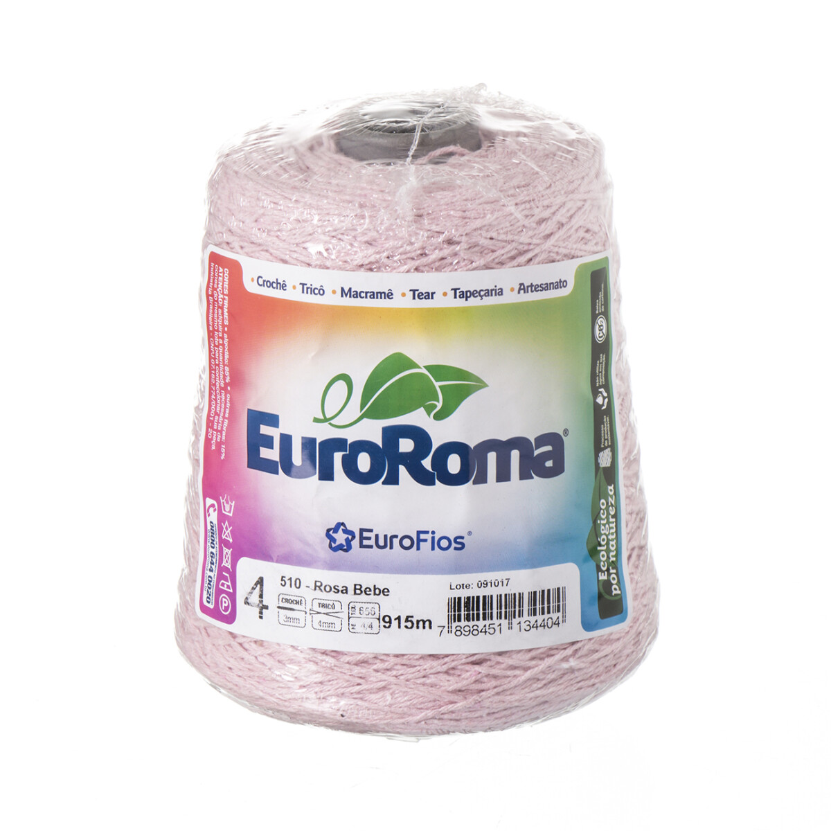 Euroroma algodón Colorido manualidades - rosa bebe 