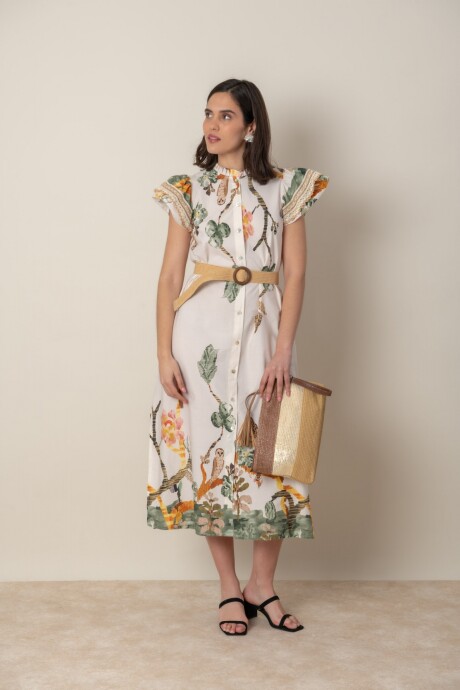 VESTIDO AIDANA Verde seco