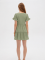 Vestido Kaleu Menta Oscuro