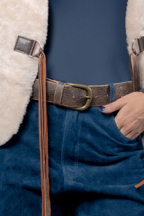 Cinto zoe Marron gastado