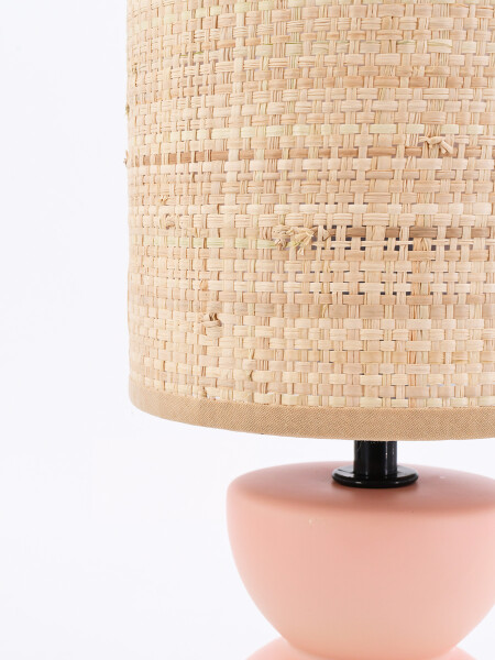 LAMPARA DECO AME ROSADO