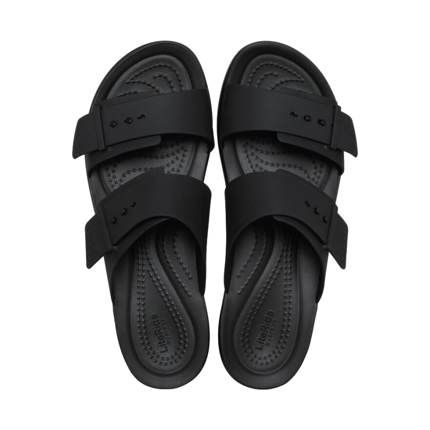 Sandalias Crocs Brooklyn Buckle Low - Mujer Black