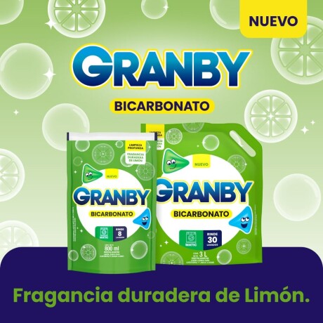Granby Detergente Líquido Bicarbonato 3l Granby Detergente Líquido Bicarbonato 3l