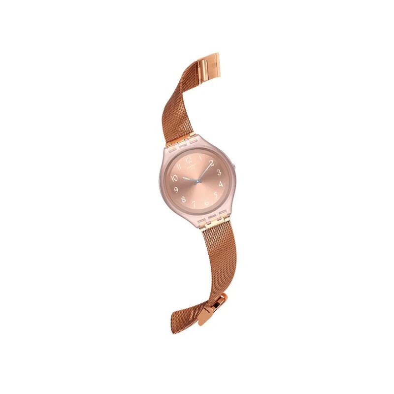Reloj Swatch SVUP100M en acero rosé para mujer Reloj Swatch Svup100m En Acero Rosé Para Mujer