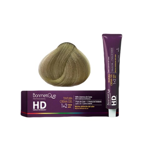 Bonmetique Tinta HD Professional 100gr N°9.1 Rubio Muy Claro Ceniza