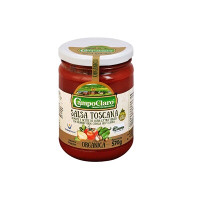 Salsa Toscana Orgánica Campo Claro 570g Salsa Campo Claro Toscana