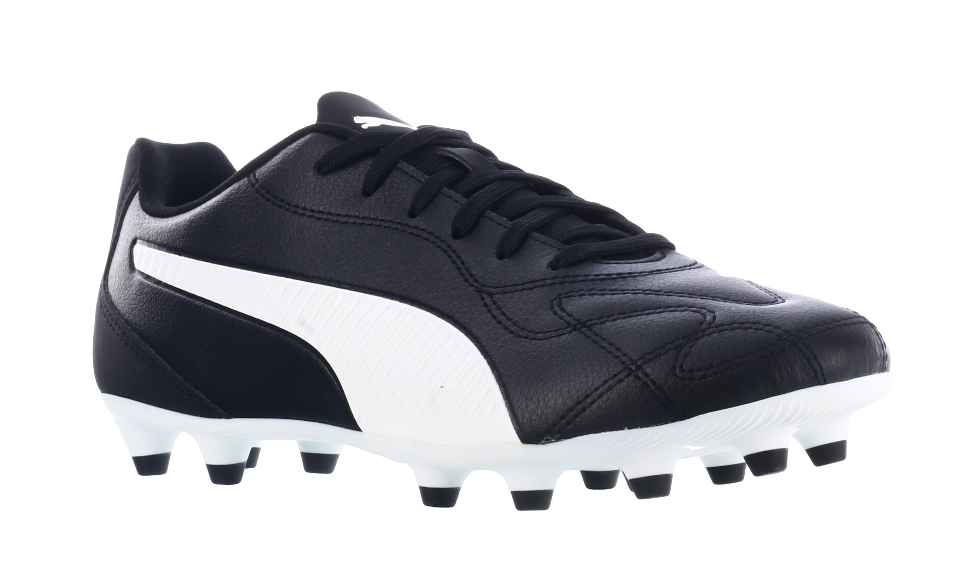 Championes de Hombre Puma Futbol 11 Monarch II - Negro - Blanco 