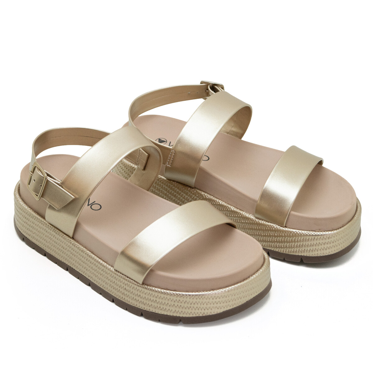Sandalias VIA UNO de Mujer - 936008 - Oro 