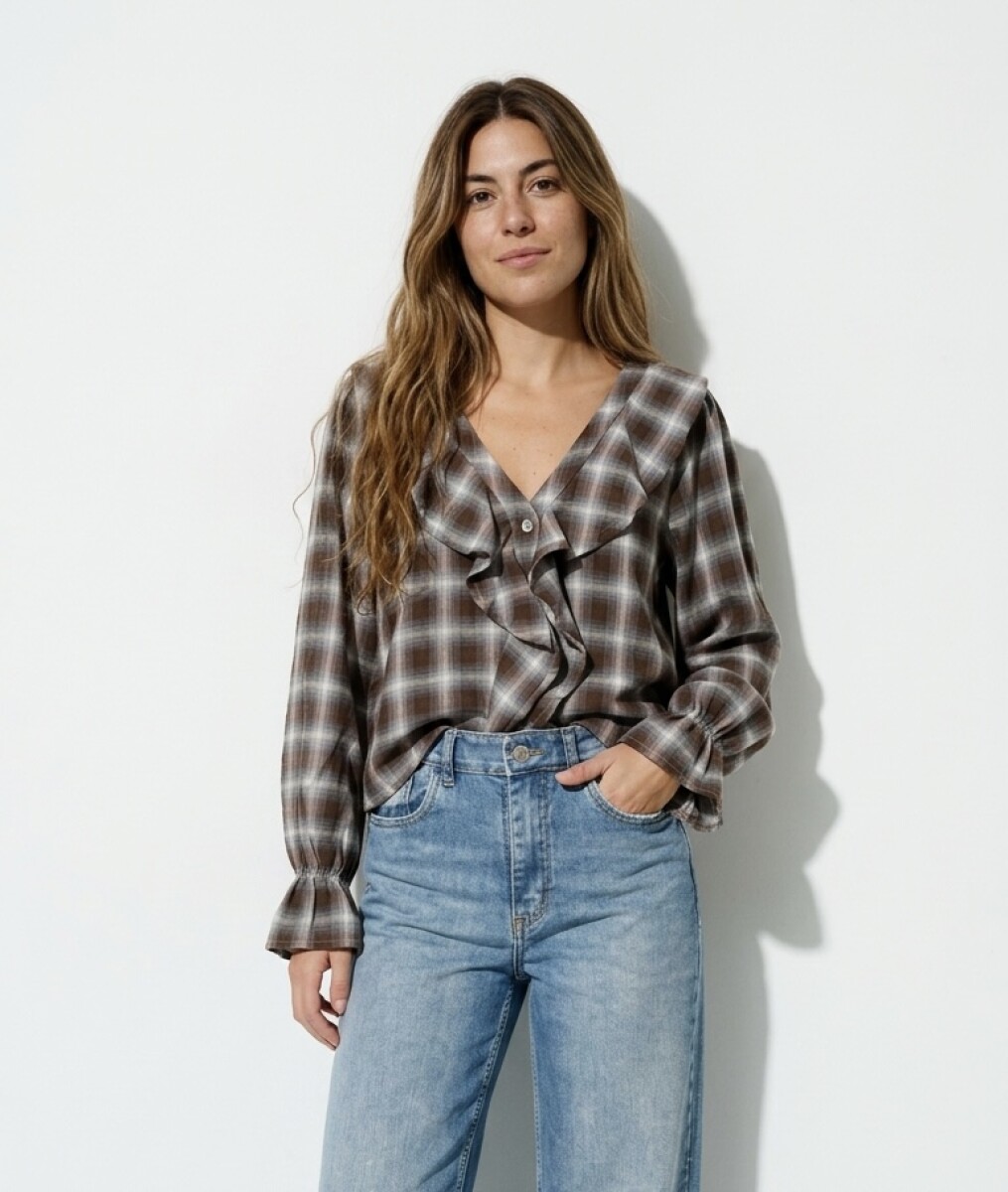 Blusa Kundra - Chocolate 