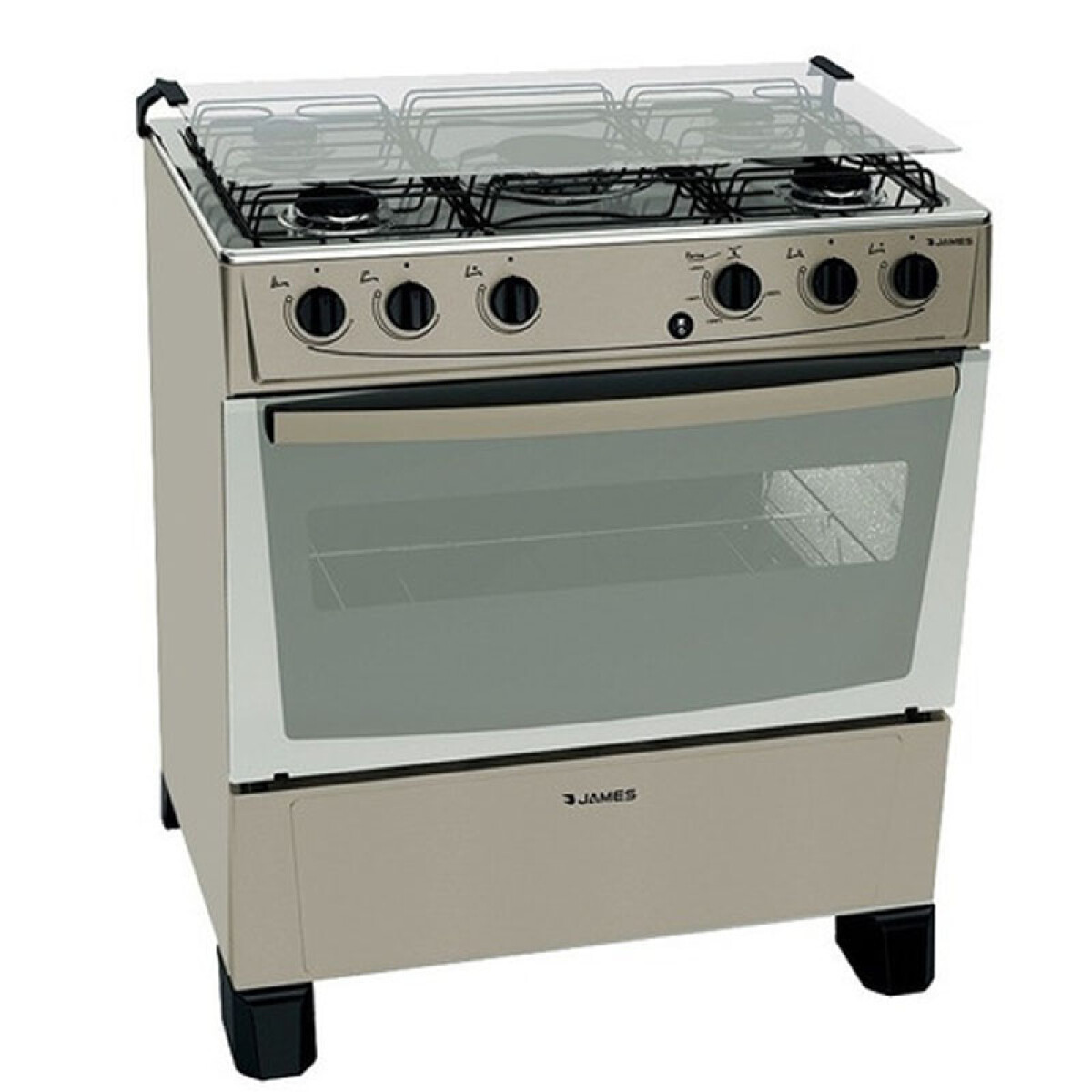 COCINA 5 HORNALLAS JAMES C 150 B - TITANIUM 