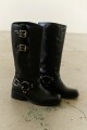 BOTA BIKER ALTA NEGRO