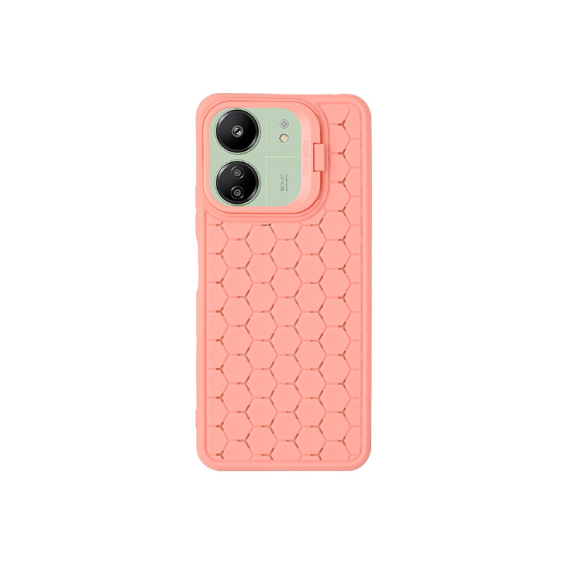 Protector para Xiaomi Redmi 13C con soporte color rosa Protector Para Xiaomi Redmi 13c Con Soporte Color Rosa