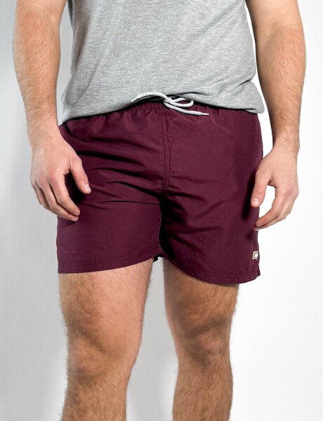 Short de baño liso Salvo Bordo