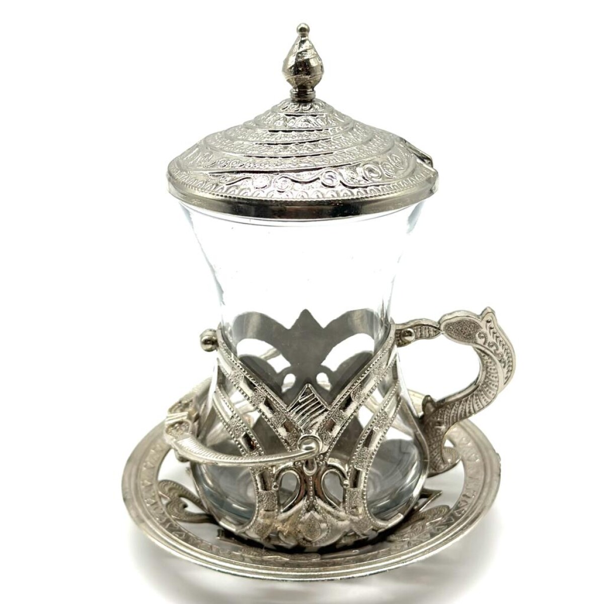 Taza de metal x 1 - Plateado 