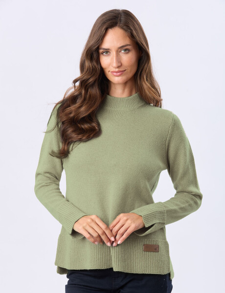 BUZO TEJIDO DE LANA verde