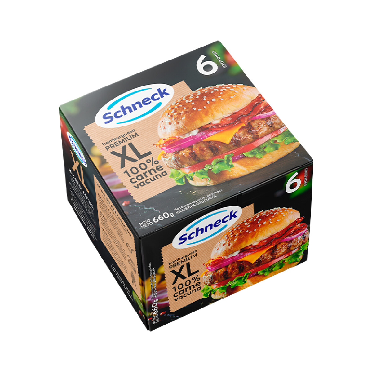 Hamburguesa Schneck Premium XL - x 6 unidades 