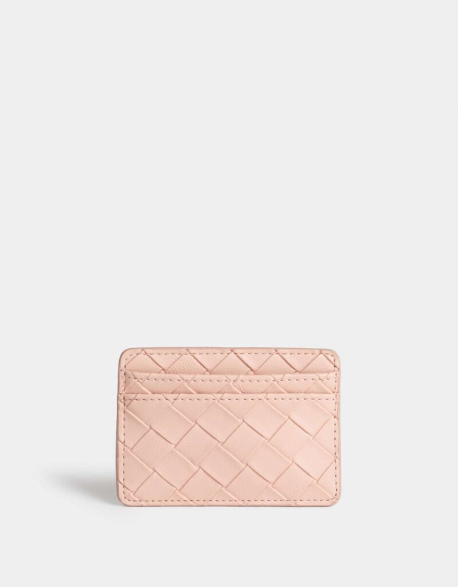 Tarjetero Doble Bolsillo - Rosa Viejo 