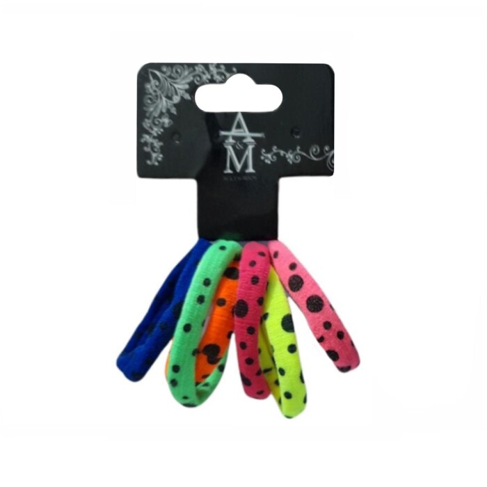 GOMAS PARA PELO COLORES SURTIDOS 90107 B única