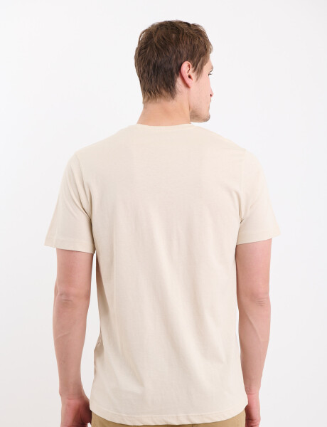 520658 T-SHIRT HARRINGTON LABEL Natural