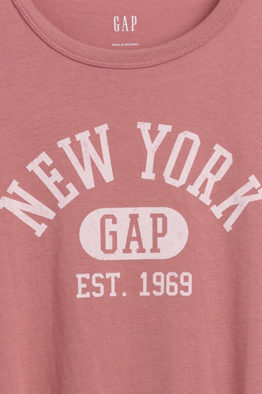 Remera Gràfico Manga Corta Mujer Faded Cedar