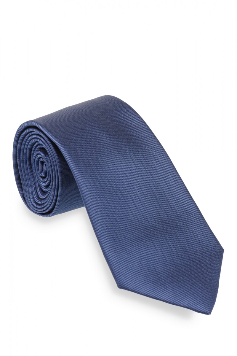 Corbata 8 cm AZUL