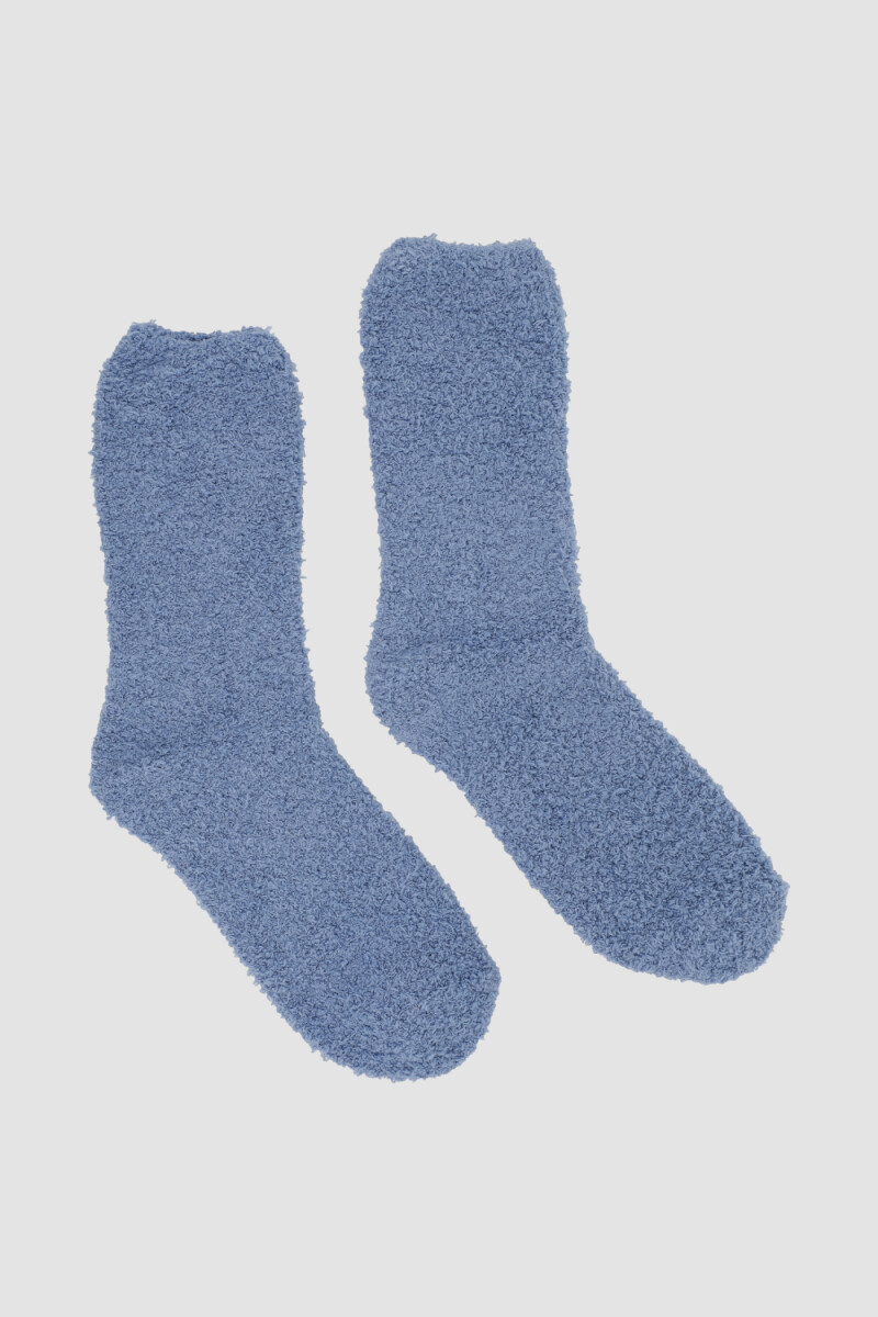 Medias abrigo fuffly - Azul noche 