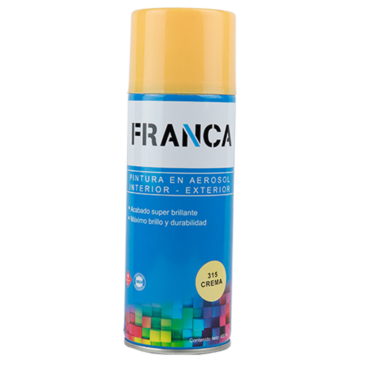 ZZ ESMALTE AEROSOL 400ML CREMA REF.315 FRANCA ++ - N/a 