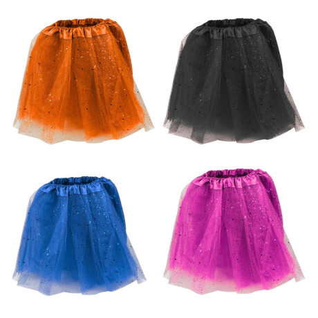 DISFRAZ FALDA TUTU DE TUL CON BRILLO DISFRAZ FALDA TUTU DE TUL CON BRILLO