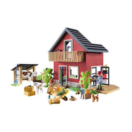 Casa de Campo con Animales de Granja Playmobil 137 Piezas con Figuras