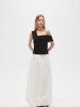 Falda Poline Marfil / Off White