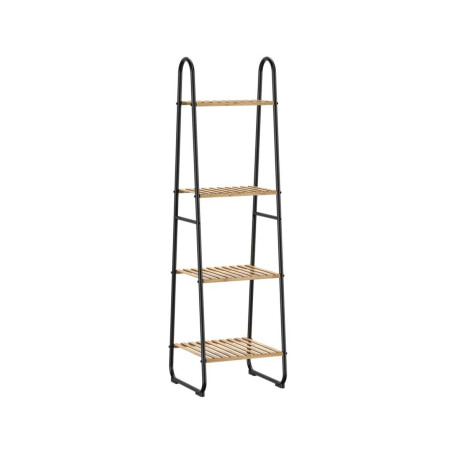 Estanteria 4 Niveles Bambu House Negro