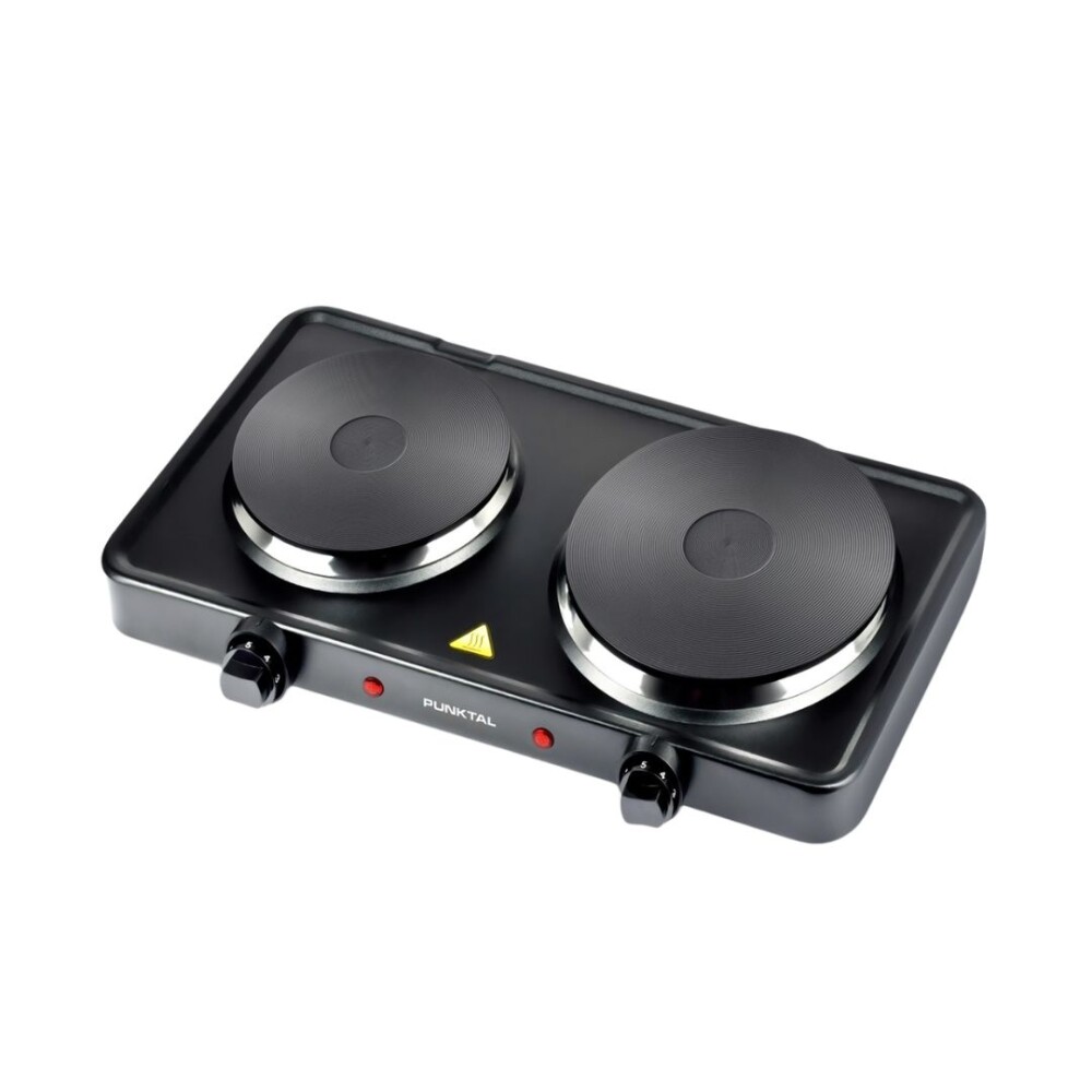 Anafe Eléctrico - 2 Discos 1500W con Termostato - Punktal Anafe Eléctrico - 2 Discos 1500W con Termostato - Punktal