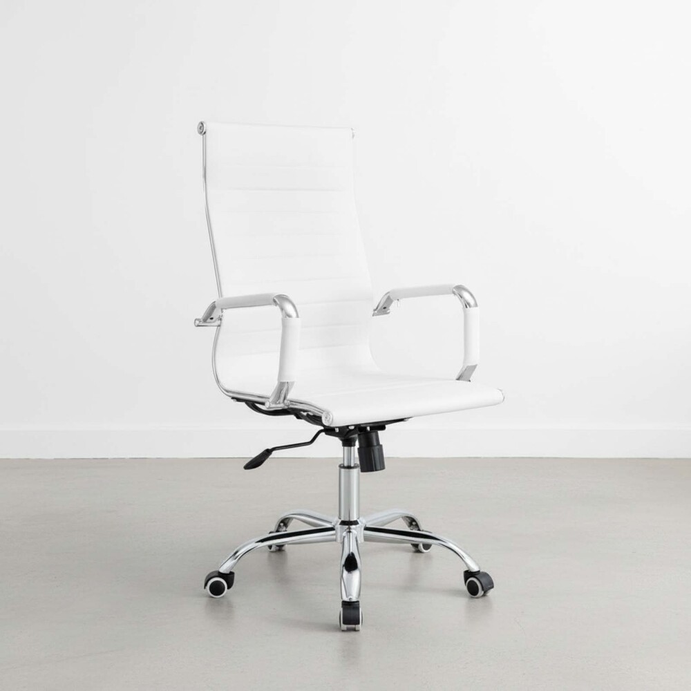 ASIENTO DE OFICINA PU BLANCO D-101/HY-529