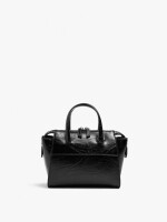 Bolso Tote Con Bandolera negro