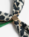 Pañuelos Raso Algodón Animal Print Pañuelo Triangular Animal Print - Combinacion Multicolor
