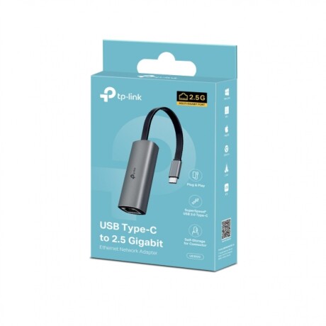 Adaptador De Red TP-LINK UE302C USB Tipo C A Ethernet De 2,5 Gigabits Adaptador De Red TP-LINK UE302C USB Tipo C A Ethernet De 2,5 Gigabits