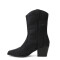 Bota de Mujer Miss Carol LITER tejana media Negro