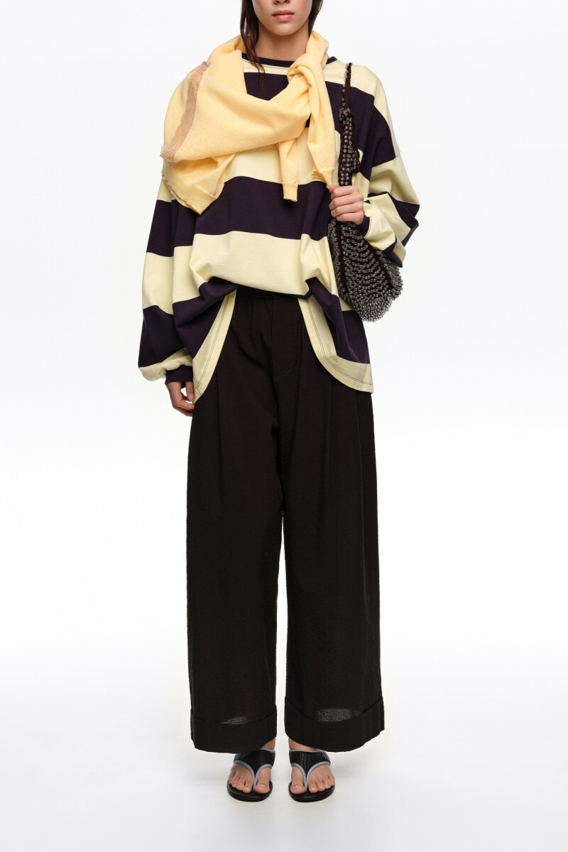 PANTALÓN FLARE Negro
