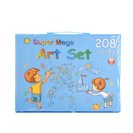 Maleta Set De Útiles Con Libreta Azul