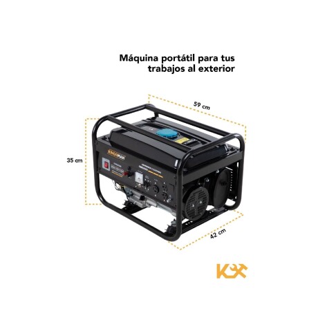 Generador a gasolina Portatil Kingsman 3000W 110/220V Generador a gasolina Portatil Kingsman 3000W 110/220V