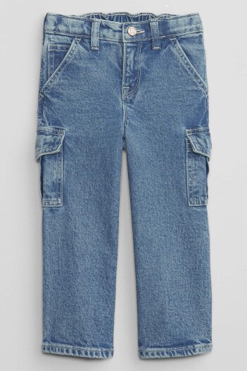 Jean Wide Leg Toddler Niña Light Wash