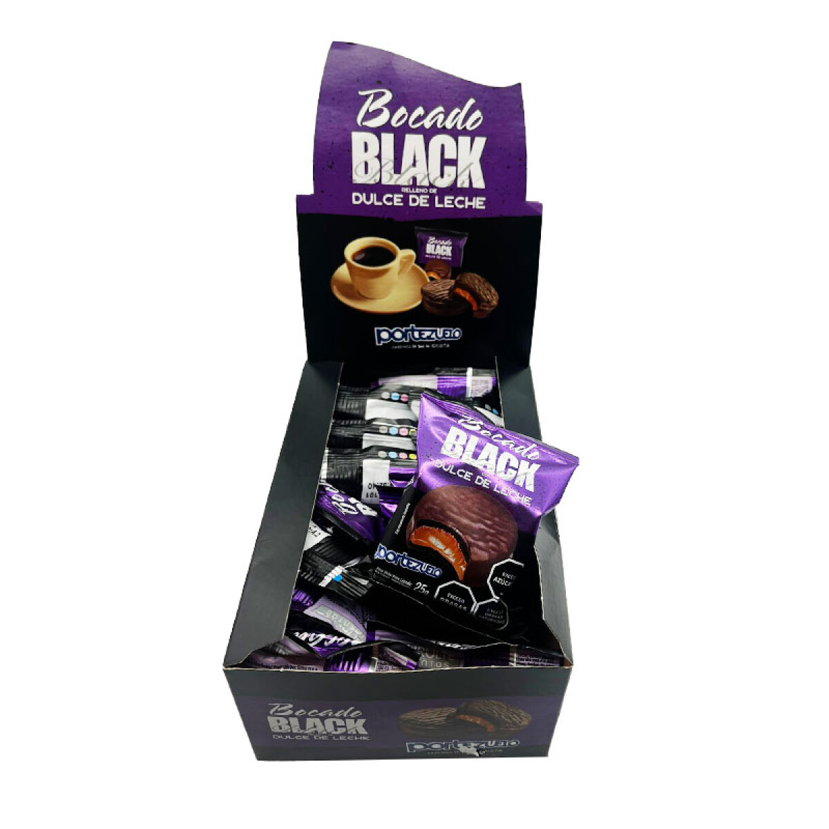 Bocado Black PORTEZUELO (Display 14 Pcs) - Dulce de Leche 