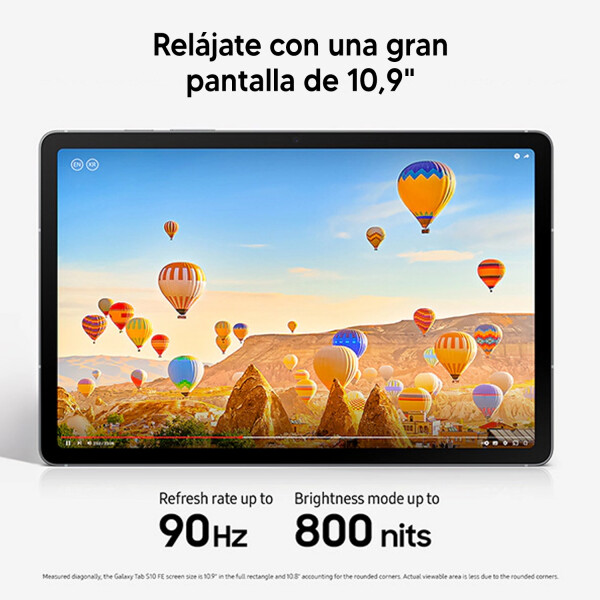 Tablet Samsung S10 Fe 12/256 Gb 4k TABLET SAMSUNG S10 FE 12/256 SILVER DF