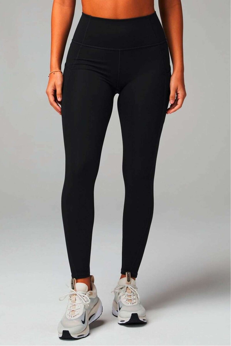 Pantalón Largo Oasis High-Waisted Legging de Mujer - Negro 