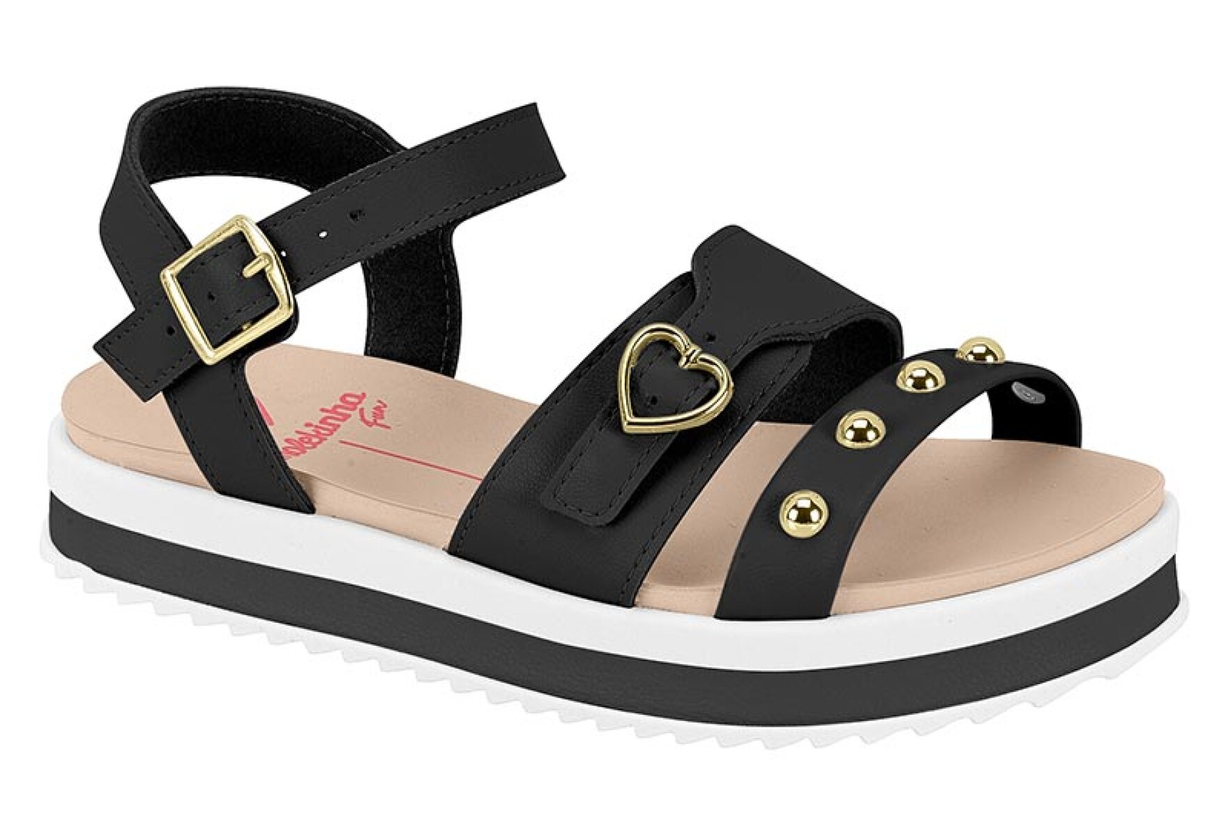 Sandalia Molekinha Niños 2305.1579-9569 - Negro 