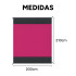 Manta Playa Picnic Camping Tela Oxford 210 X 200 Cm + Bolso Color Rosado